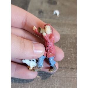 Fireman Dalmatian Village accessories Decor figure